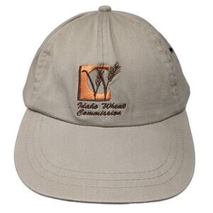 Idaho Wheat Commission Slideback Baseball Cap Beige One Size Headshots Kc Caps